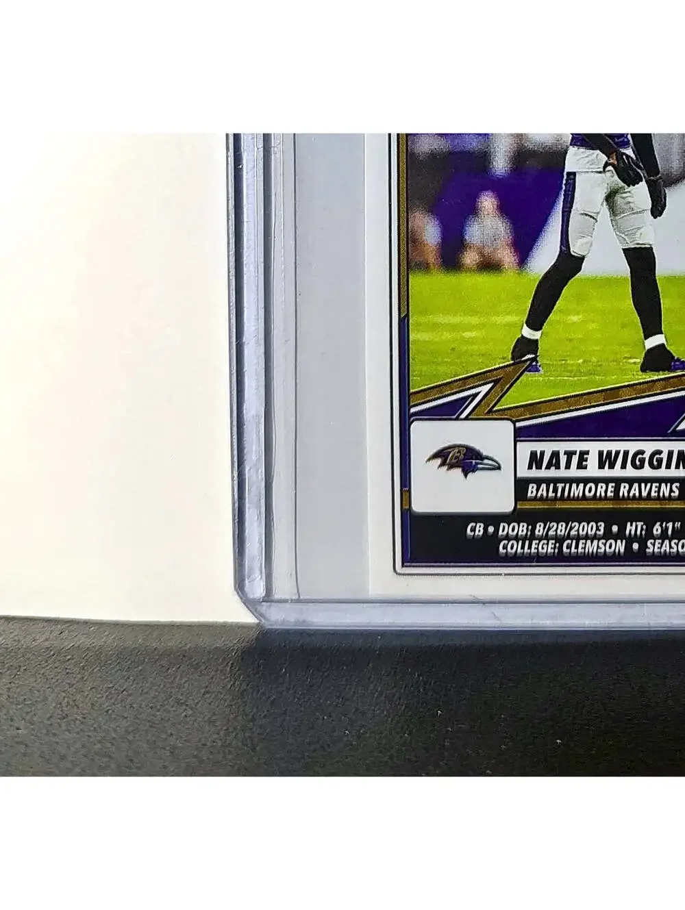 Nate Wiggins 2025 Panini NFL #115 Sticker Baltimore Ravens